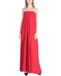 valentino red jumpsuit