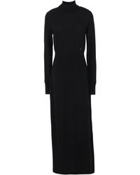 Calvin Klein Langes Kleid - Schwarz