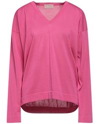 Drumohr - Fuchsia Sweater Cotton - Lyst