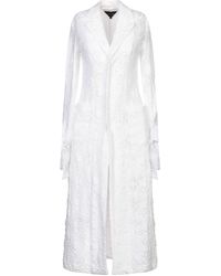 Comme des Garçons Gabardina - Blanco