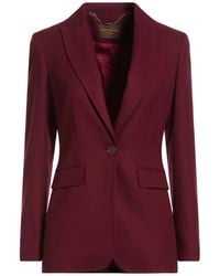 Fly Girl - Burgundy Blazer Polyester, Viscose, Elastane - Lyst