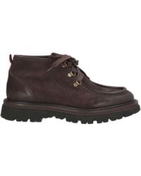 Corvari - Dark Ankle Boots Leather - Lyst