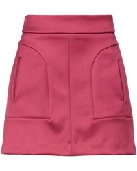 SIMONA CORSELLINI - Mini Skirt Virgin Wool, Polyamide, Elastane - Lyst