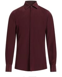 Dolce & Gabbana - Burgundy Shirt Silk - Lyst
