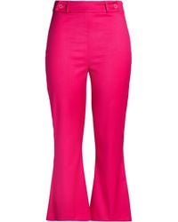 Hanita - Fuchsia Pants Polyester, Elastane - Lyst