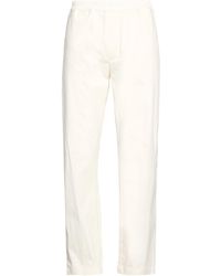 Aion - Ivory Pants Cotton, Elastane - Lyst