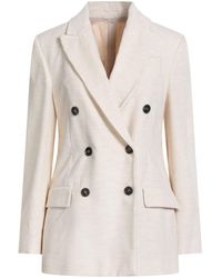 Brunello Cucinelli - Blazer Viscose, Cotton - Lyst