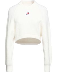 Tommy Hilfiger - Ivory Sweater Polyester, Polyamide, Wool - Lyst