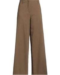 Alysi - Chocolat Military Pants Polyester, Viscose, Elastane - Lyst