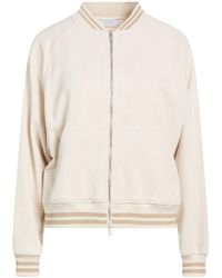 Peserico - Easy Ivory Sweatshirt Cotton, Polyamide - Lyst