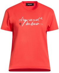 DSquared² - T-Shirt Cotton - Lyst