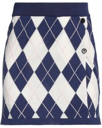 MSGM - Mini Skirt Virgin Wool - Lyst