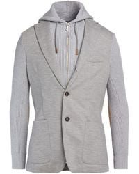 Eleventy - Jacket Wool, Cotton - Lyst
