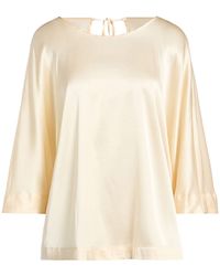 Roberto Collina - Top Silk, Elastane - Lyst