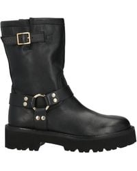 GISÉL MOIRÉ - Ankle Boots Shearling - Lyst