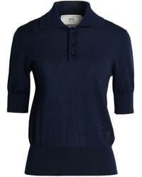 Ami Paris - Polo Shirt Merino Wool, Silk - Lyst
