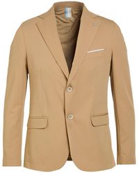 OVER/D - Sand Blazer Polyester, Viscose, Elastane - Lyst