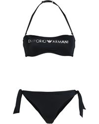Fashion Swimwear Beachwear Emporio Armani Beachwear black-silver-colored flecked casual look 