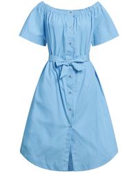 Ice Play - Midi Dress Cotton - Lyst