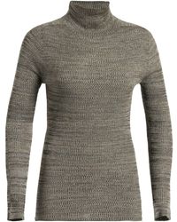 Rier - Khaki Turtleneck Silk - Lyst
