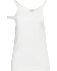 Laneus - Top Cotton, Silk - Lyst