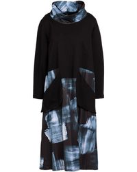 MANESERA - Midi Dress Viscose, Polyamide, Elastane, Polyester - Lyst