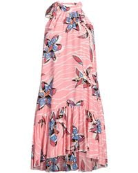 Stella Jean - Mini Dress Viscose, Elastane - Lyst