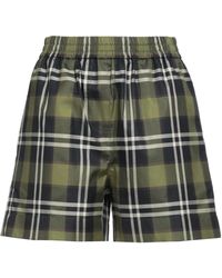 Burberry - Military Shorts & Bermuda Shorts Cotton - Lyst
