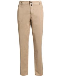 Luigi Borrelli Napoli - Pants Cotton, Elastane - Lyst