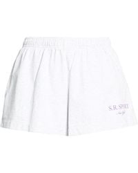 Sporty & Rich - Shorts & Bermuda Shorts Cotton, Polyester - Lyst