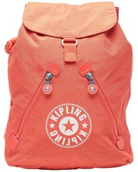 kipling orange backpack