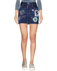DSquared² Falda vaquera - Azul