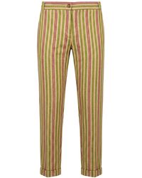 Ottod'Ame - Pants Linen, Cotton, Polyester - Lyst