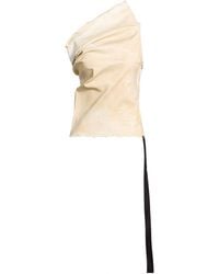 Rick Owens - Top Cotton, Elastomultiester, Rubber - Lyst