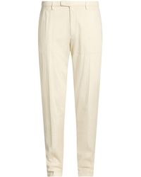 Boglioli - Cream Pants Cotton, Elastane - Lyst