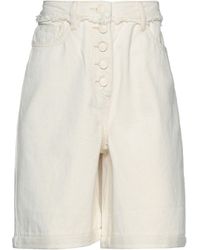 Damen Bekleidung Kurze Hosen Mini Shorts ALÉMAIS Baumwolle Catalina Shorts Aus Voile Aus Einer Baumwoll-leinenmischung Mit Blumenprint in Gelb 
