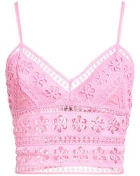 Charo Ruiz - Top Cotton, Polyester - Lyst