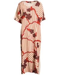 Gran Sasso - Midi Dress Linen - Lyst