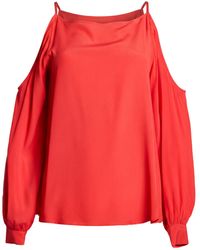 Ottod'Ame - Coral Top Acetate, Silk - Lyst