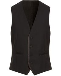 Tonello - Tailored Vest Virgin Wool, Elastane - Lyst