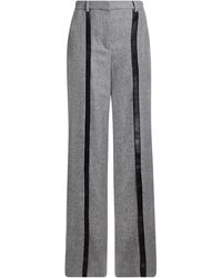 The Mannei - Pants Wool, Polyester, Viscose, Elastane, Leather - Lyst