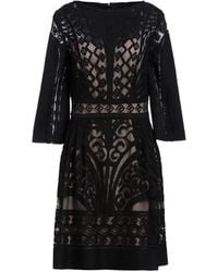 Alberta Ferretti - Mini Dress Cotton, Polyamide - Lyst
