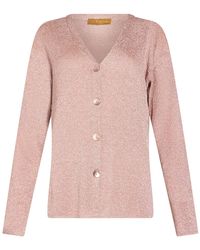 Siyu - Cardigan Viscose, Metallic Fiber - Lyst