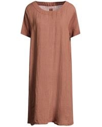 120% Lino - Mini Dress Linen - Lyst