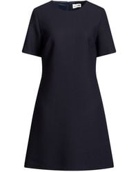 P.A.R.O.S.H. - P.A.R.O..H. Midnight Mini Dress Polyamide, Virgin Wool, Elastane - Lyst