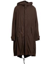 Masnada - Dark Coat Wool, Elastane - Lyst