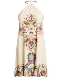 Raffaela D'angelo - Pastel Mini Dress Polyamide, Elastane - Lyst