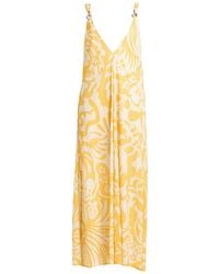 Siyu - Maxi Dress Viscose, Polyester, Polyamide - Lyst