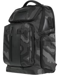 Piquadro - Backpack Nylon, Metal, Cow Leather - Lyst