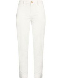 Yes-Zee - Cream Pants Cotton, Elastane - Lyst